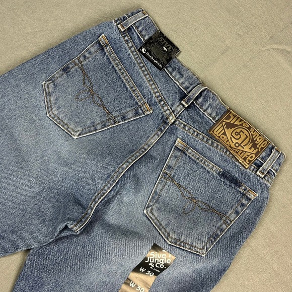 5ive Jungle & Co. Other - 5ive Jungle & Co Denim Shorts Relaxed Fit Mens 30 Blue NWT